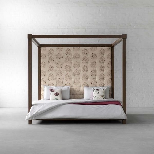 100% Linen Jasmine Bagh Fields