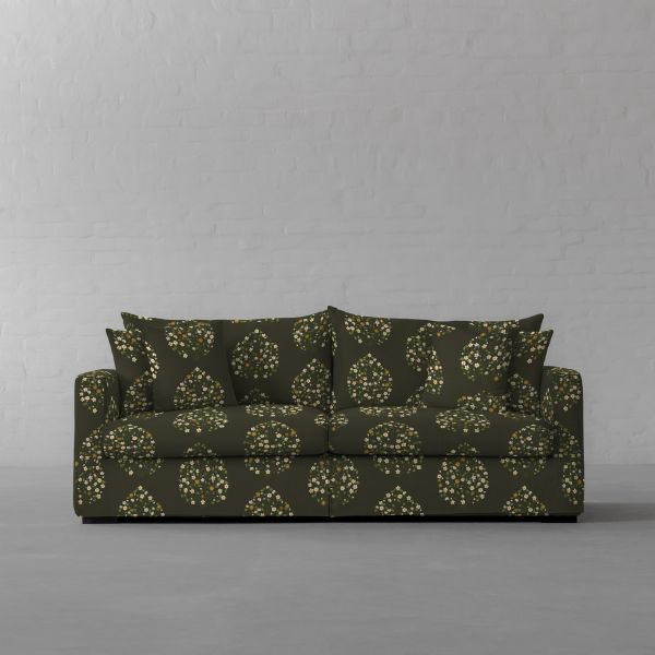 100% Linen Jasmine Bagh Meadows