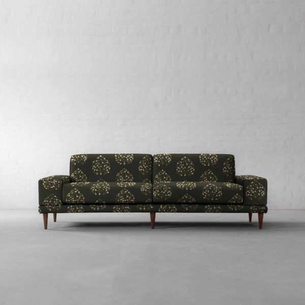 100% Linen Jasmine Bagh Meadows