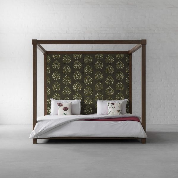 100% Linen Jasmine Bagh Meadows