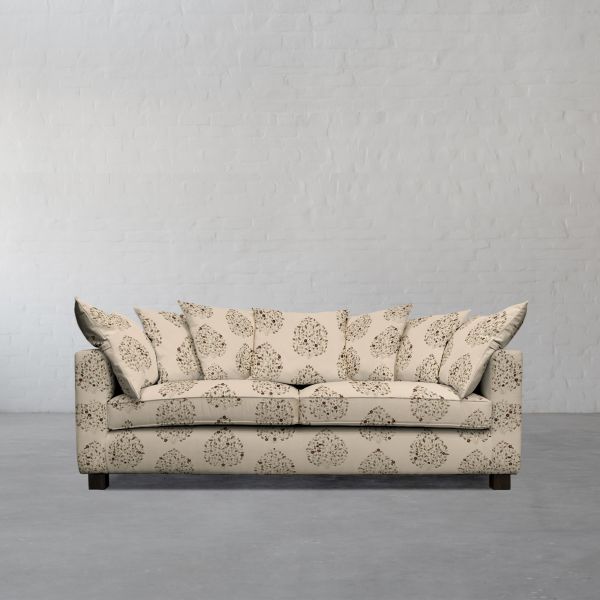 100% Linen Jasmine Bagh Fields