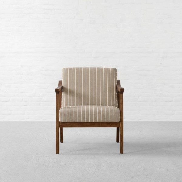 Matera Fabric Collection-Sand Pinstripe