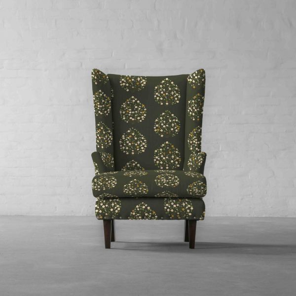 100% Linen Jasmine Bagh Meadows