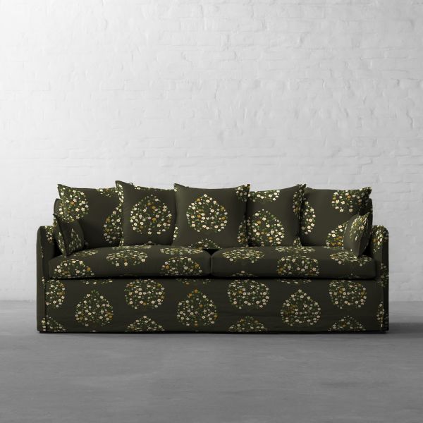 100% Linen Jasmine Bagh Meadows