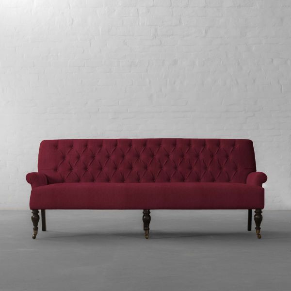 GIR MERLOT COTTON LINEN BLEND