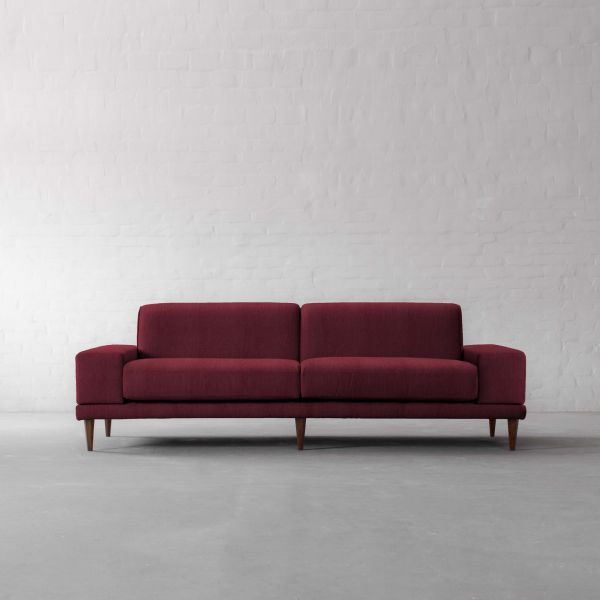 GIR MERLOT COTTON LINEN BLEND