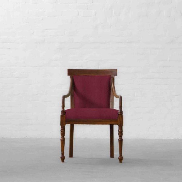 GIR MERLOT COTTON LINEN BLEND