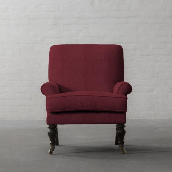 GIR MERLOT COTTON LINEN BLEND