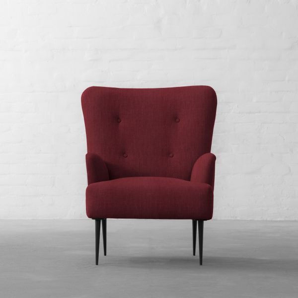 GIR MERLOT COTTON LINEN BLEND