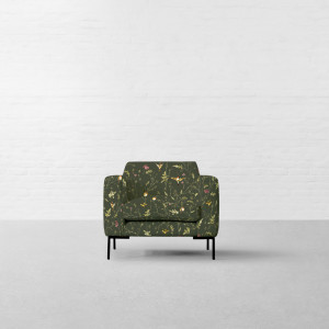 Anna’s Humming Bird in Deep Forest Cotton Linen Blend