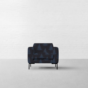100% Linen Fern Hill Night Time