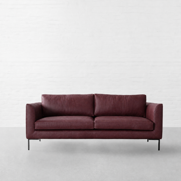 Montana Burgundy Italian Leather