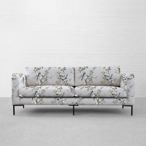 100% Linen The Magpies Brunch Time Peach