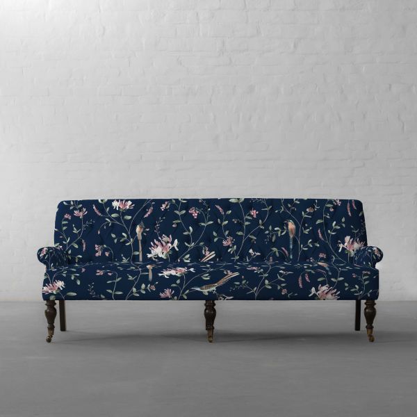 A Persian Garden Moonlit Fabric Swatch 15cm x 15cm