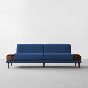 GIR COBALT COTTON LINEN BLEND