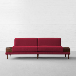 GIR MERLOT COTTON LINEN BLEND
