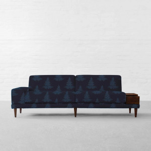100% Linen Fern Hill Night Time