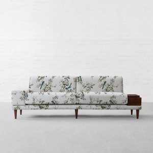 100% Linen The Magpies Brunch Time Peach