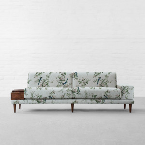 100% Linen The Magpies Brunch Time Sage