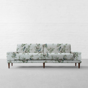 100% Linen The Magpies Brunch Time Sage