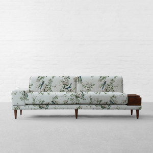 100% Linen The Magpies Brunch Time Sage