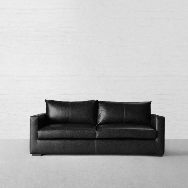 Nappa Black Italian Leather