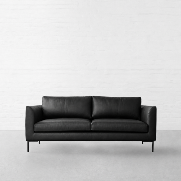 Nappa Black Italian Leather