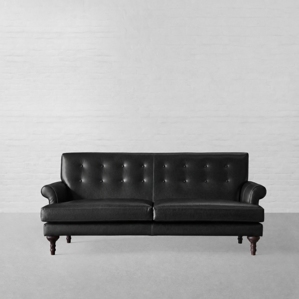 Nappa Black Italian Leather