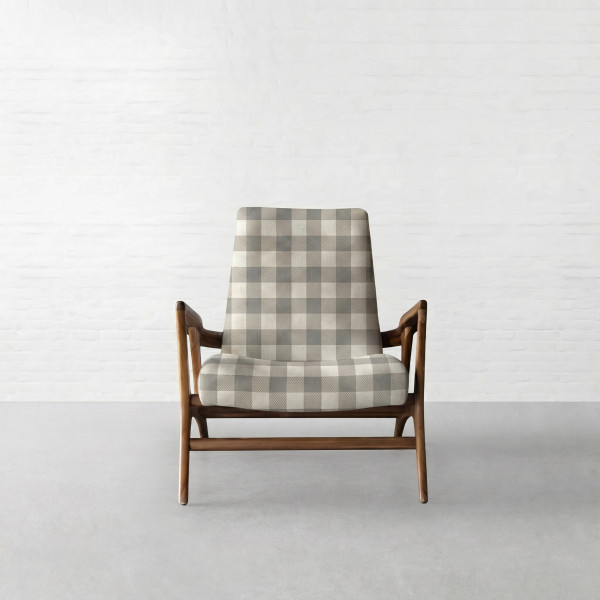 Cabin Checks Fabric Collection-Netherland Lavender