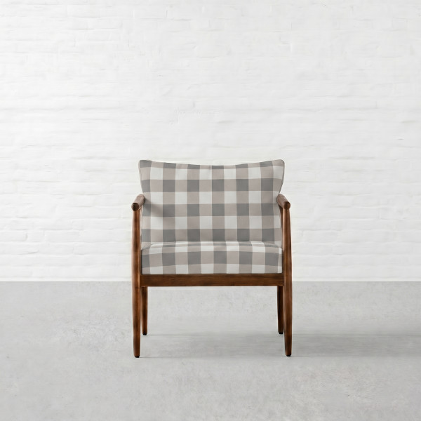 Cabin Checks Fabric Collection-Netherland Lavender