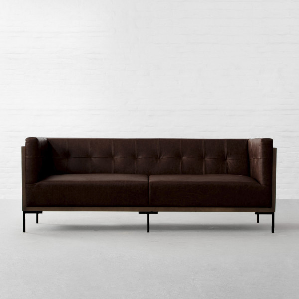 Cognac Genuine Leather