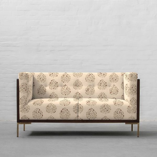 100% Linen Jasmine Bagh Meadows