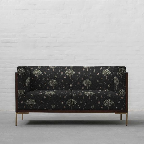 Summer Garden Night Cotton Linen Blend