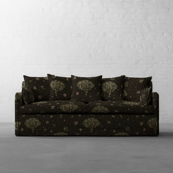 Summer Garden Night Cotton Linen Blend