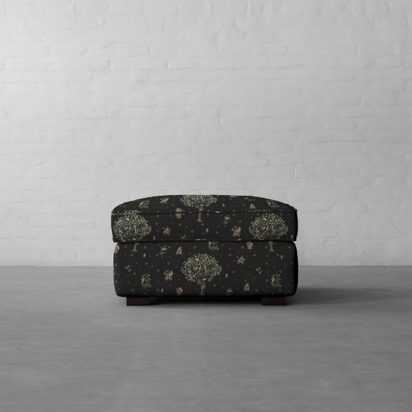 Summer Garden Night Cotton Linen Blend