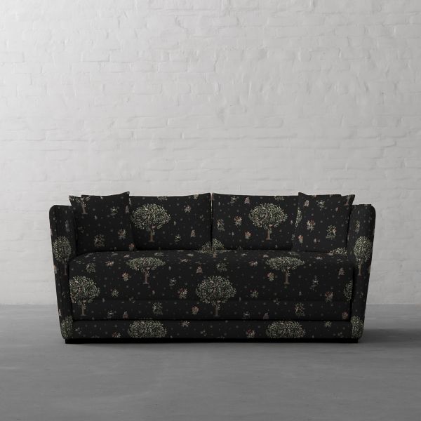 Summer Garden Night Cotton Linen Blend