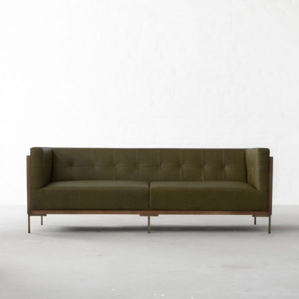 Olive Genuine Leather