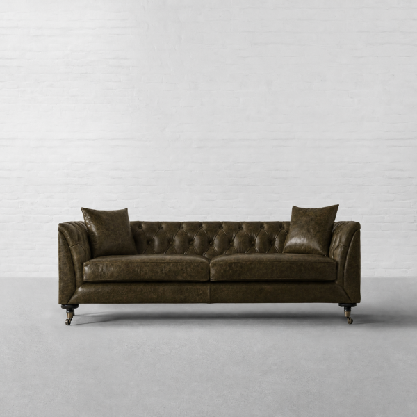 Olive Genuine Leather