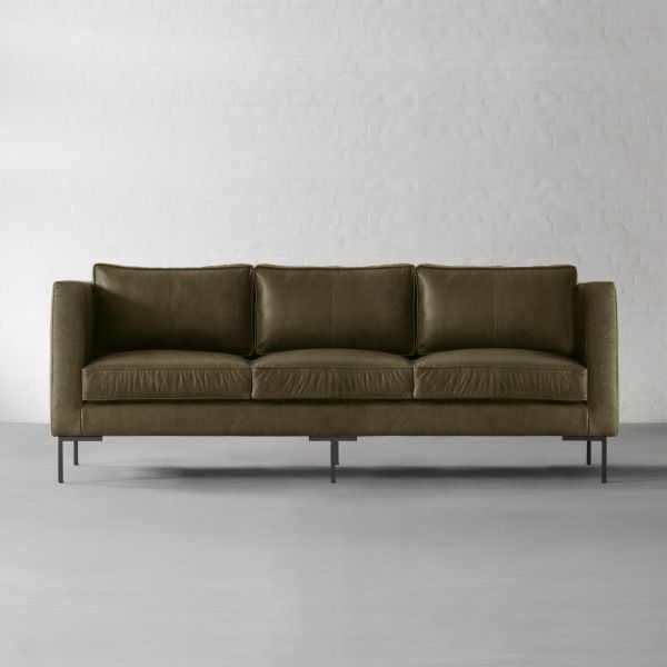 Olive Genuine Leather