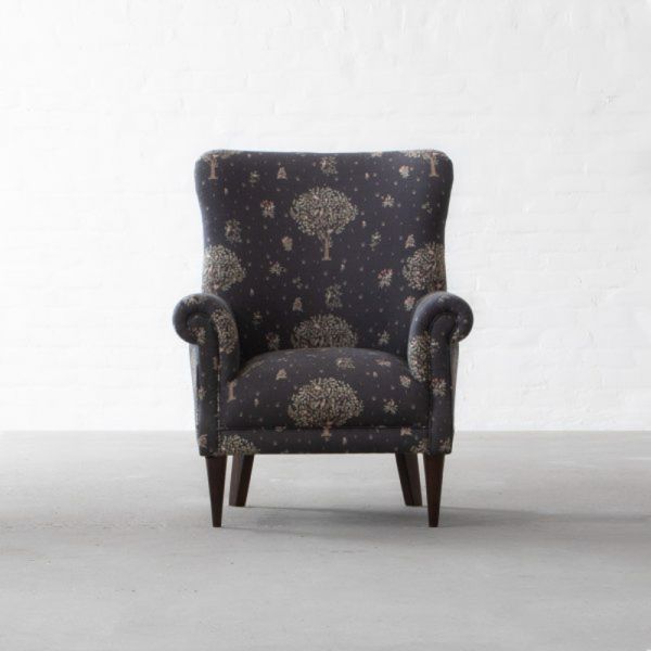 Summer Garden Night Cotton Linen Blend