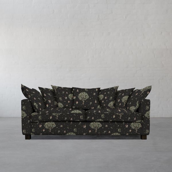 Summer Garden Night Cotton Linen Blend