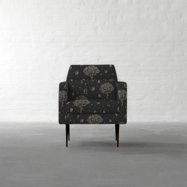 Summer Garden Night Cotton Linen Blend