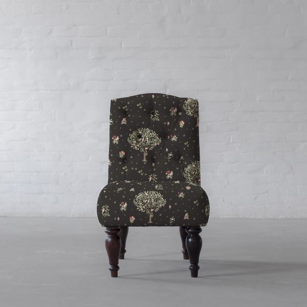 Summer Garden Night Cotton Linen Blend