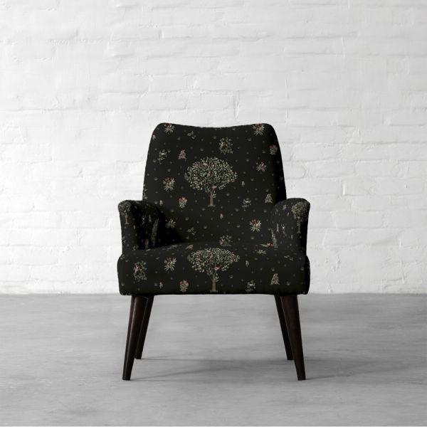 Summer Garden Night Cotton Linen Blend