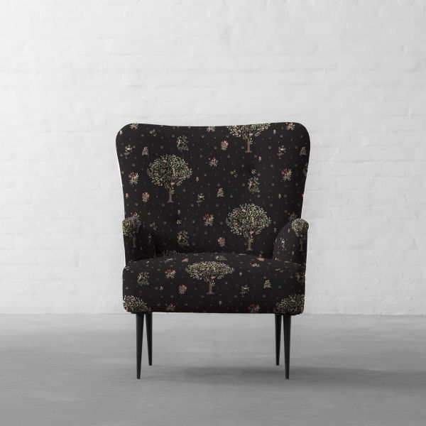 Summer Garden Night Cotton Linen Blend