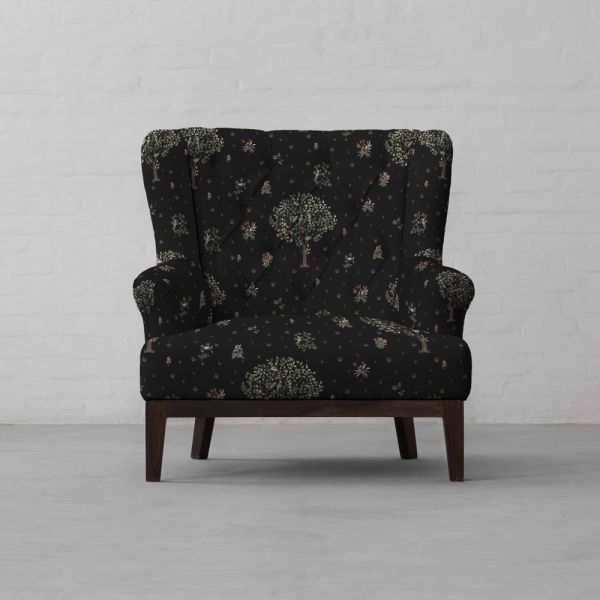 Summer Garden Night Cotton Linen Blend