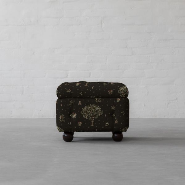 Summer Garden Night Cotton Linen Blend