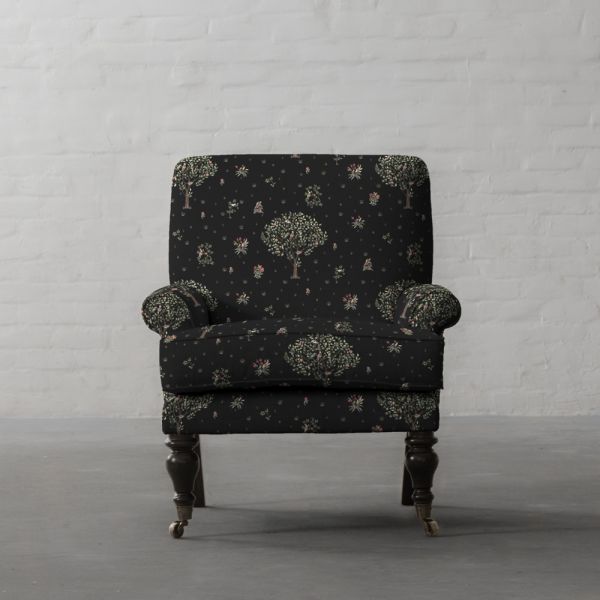 Summer Garden Night Cotton Linen Blend