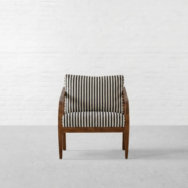Townhall Stripe-Charcoal