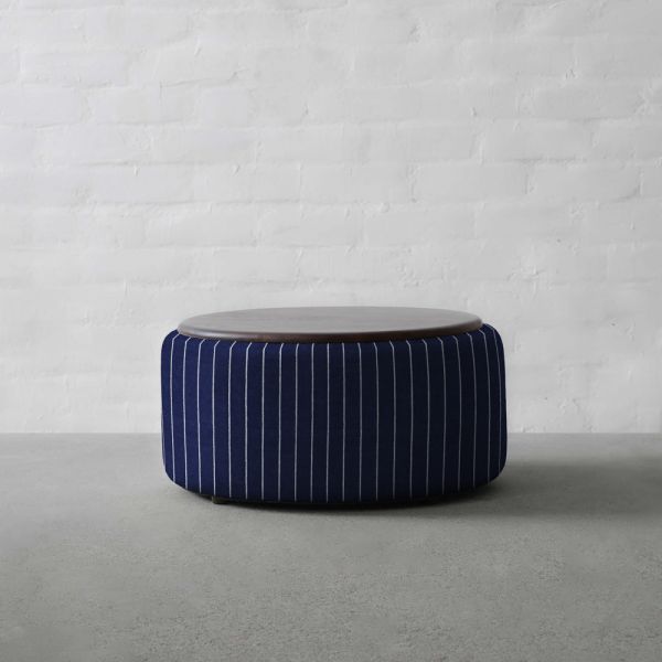 Indigo & White Stripes-Indigo